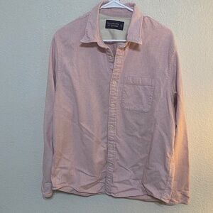 Abercrombie & Fitch Light Pink Casual Button Down Shirt